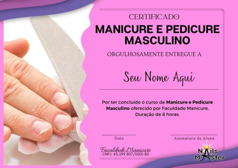 Manicure e Pedicure Masculino