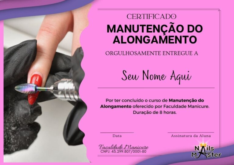 Manutenção do Alongamento
